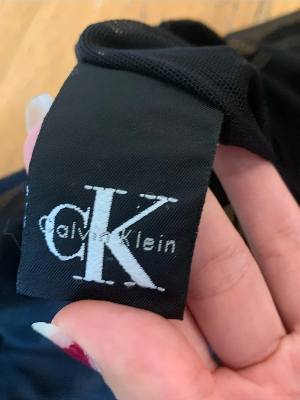Calvin Klein black mesh long sleeve undershirt and underwear size M